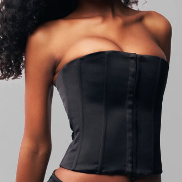 Danielle Guizio Corset Top – Black / Size M - Picture 3 of 12